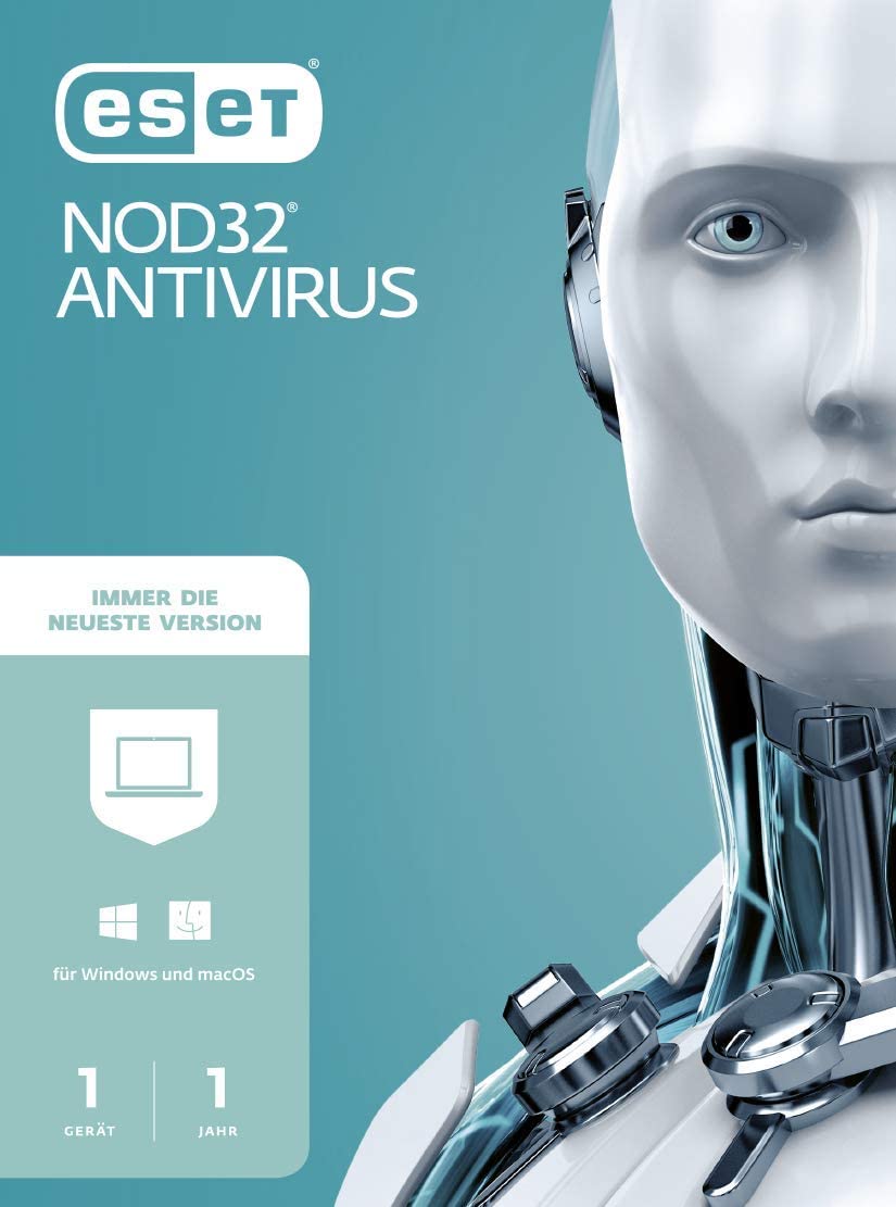 ESET NOD32 Antivirus – 1 year – 5 devices – Windows & macOS 