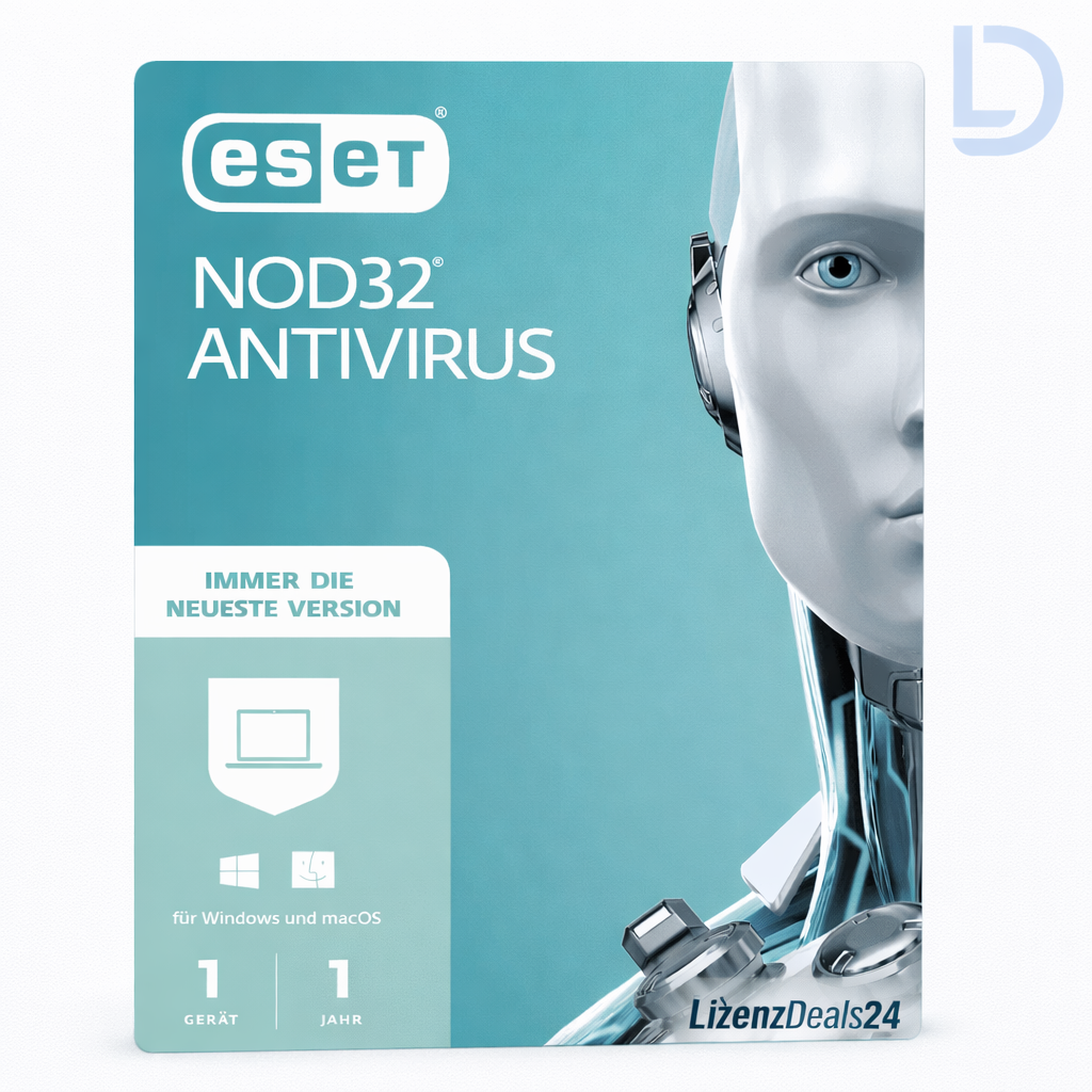 ESET NOD32 Antivirus – 1 year – Windows & macOS 