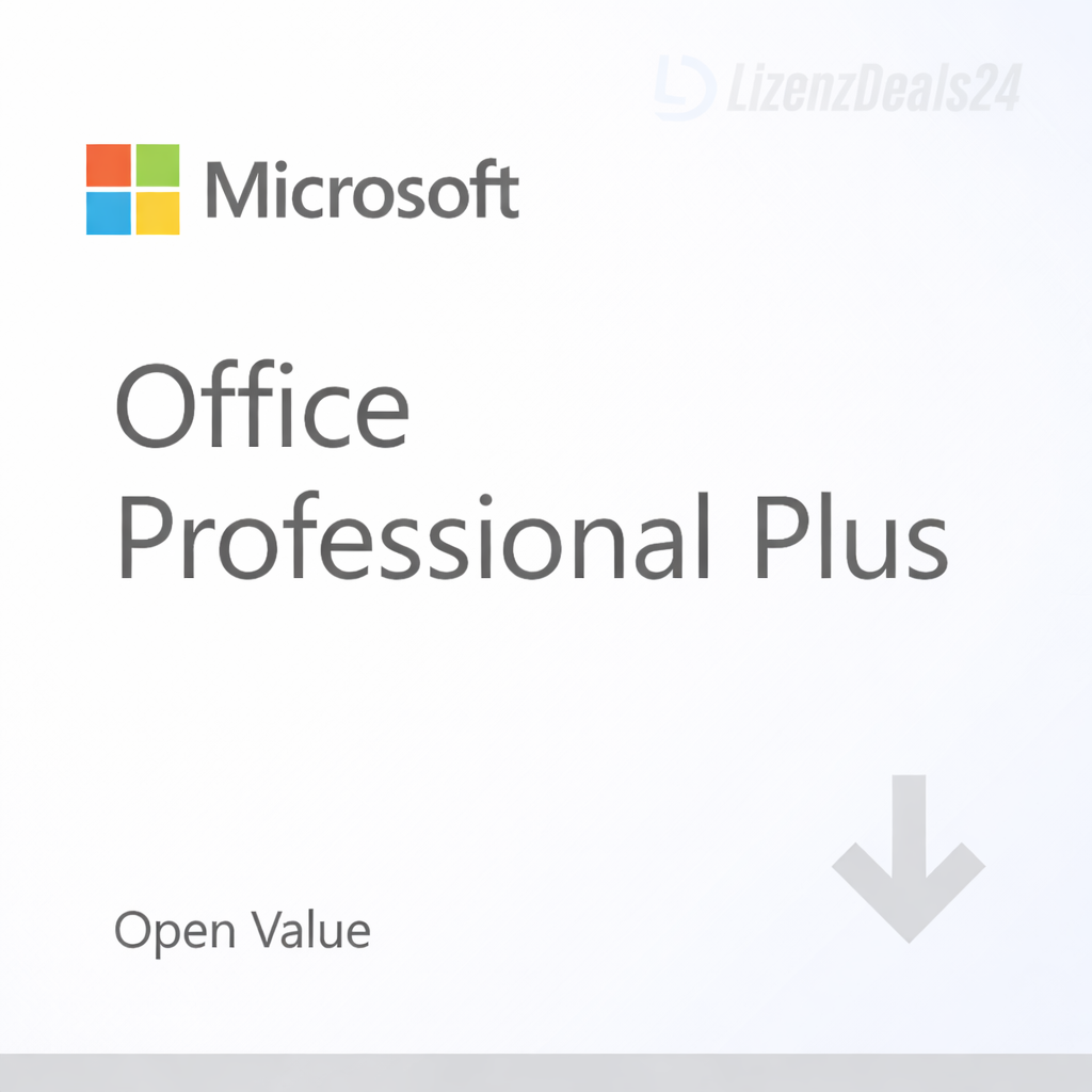 Microsoft Office Professional Plus – Open Value – 3-year Software Assurance 