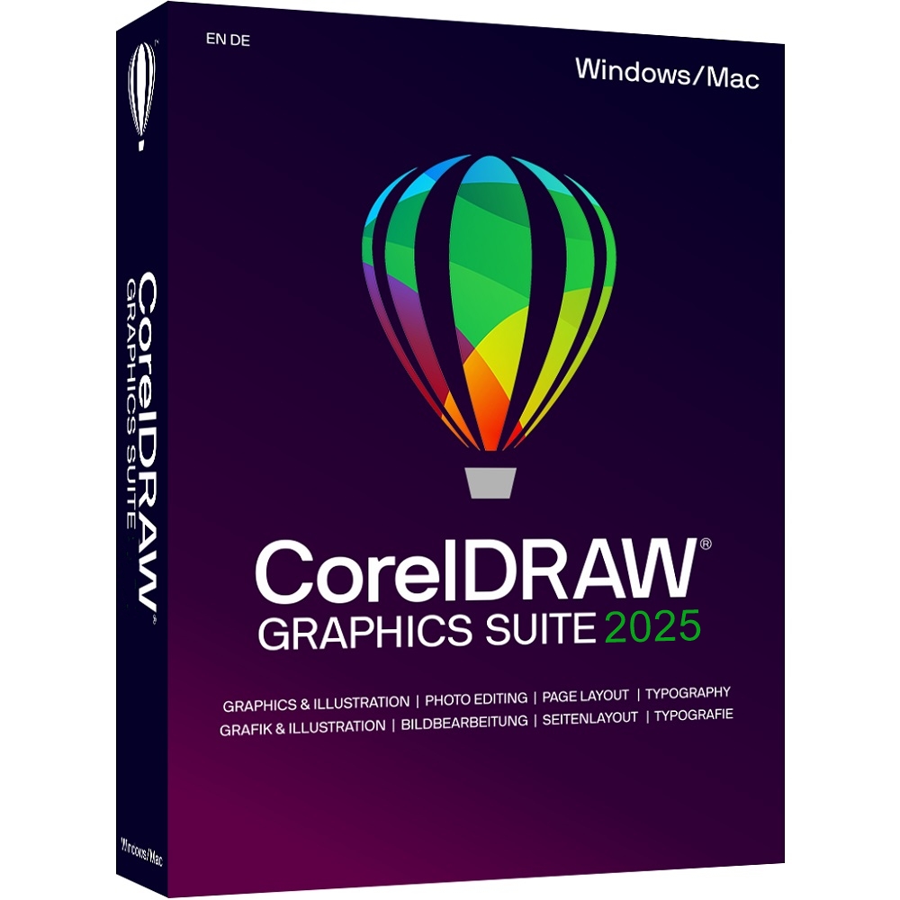 CorelDRAW Graphics Suite 2025 for Windows/macOS